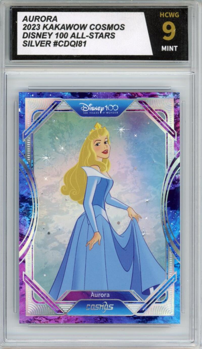 2023 Kakawow Cosmos Disney 100 All-Stars Silver #81 Aurora HCWG 9 Image 1