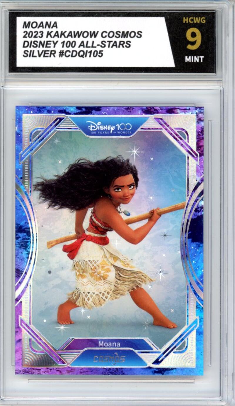 2023 Kakawow Cosmos Disney 100 All-Stars Silver #105 Moana HCWG 9 Image 1