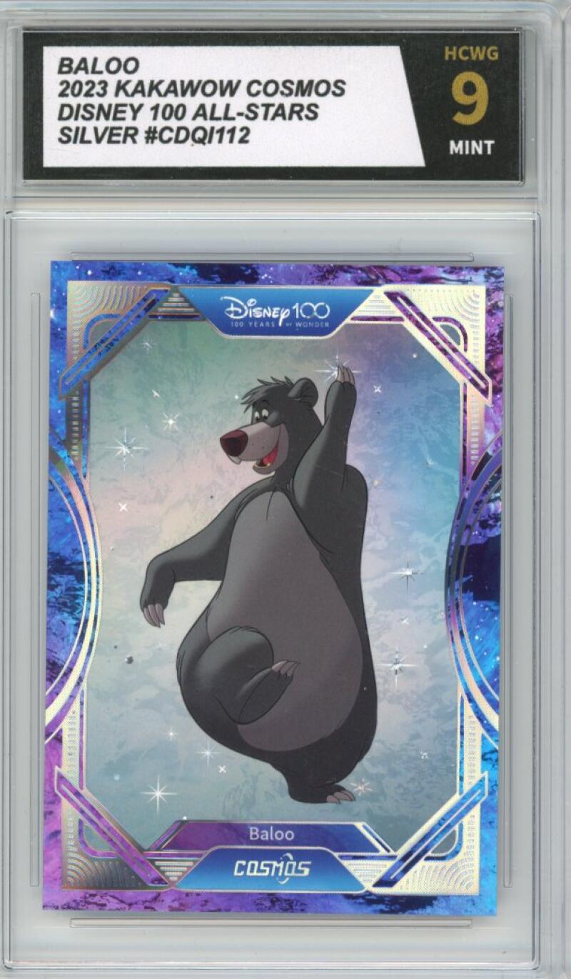 2023 Kakawow Cosmos Disney 100 All-Stars Silver #112 Baloo HCWG 9 Image 1