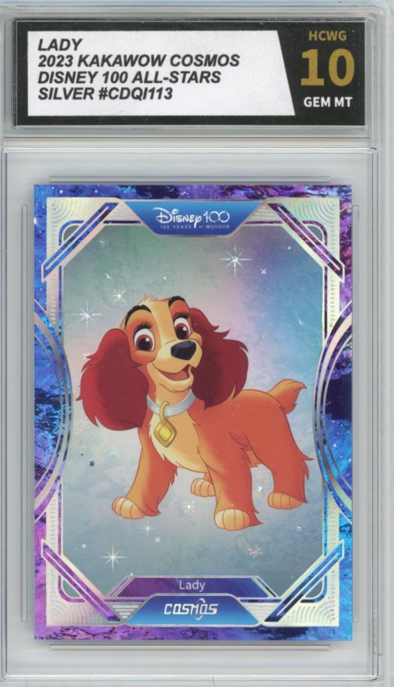 2023 Kakawow Cosmos Disney 100 All-Stars Silver #113 Lady HCWG 10 Image 1