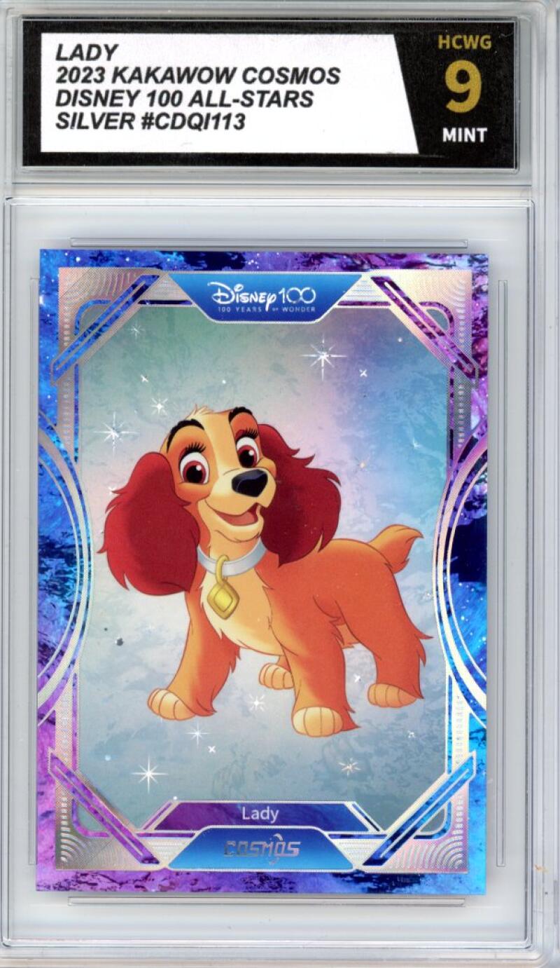 2023 Kakawow Cosmos Disney 100 All-Stars Silver #113 Lady HCWG 9 Image 1