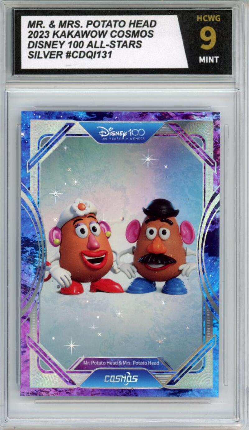 2023 Kakawow Cosmos Disney 100 All-Stars Silver #131 Mr. & Mrs. Potato Head HCWG 9 Image 1
