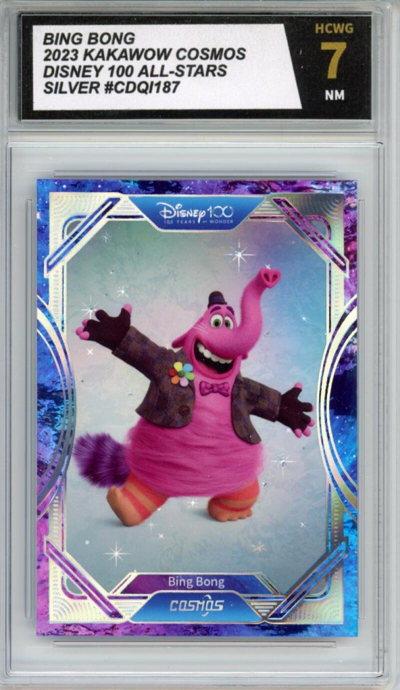 2023 Kakawow Cosmos Disney 100 All-Stars Silver #187 Bing Bong HCWG 7 Image 1