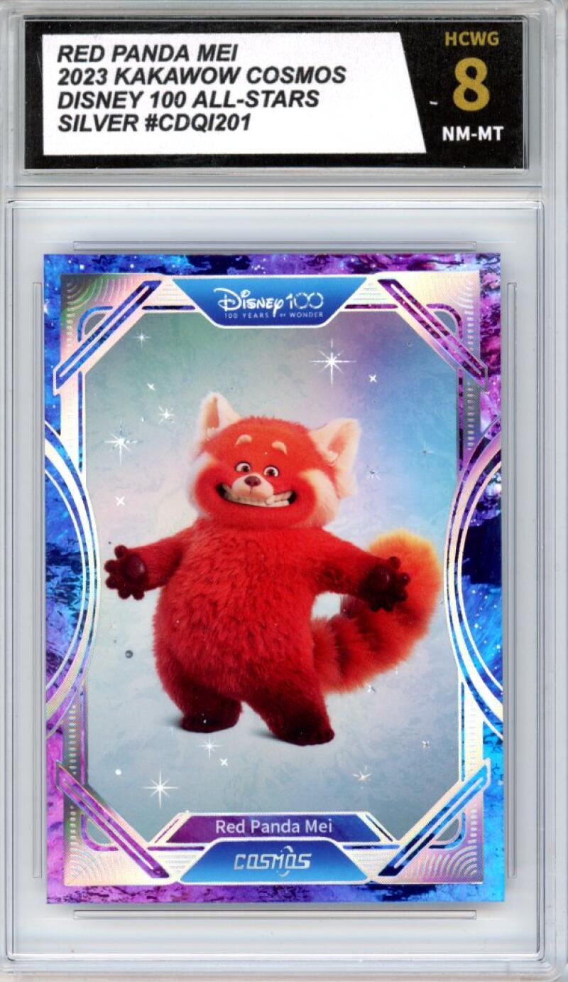2023 Kakawow Cosmos Disney 100 All-Stars Silver #201 Red Panda Mei HCWG 8 Image 1