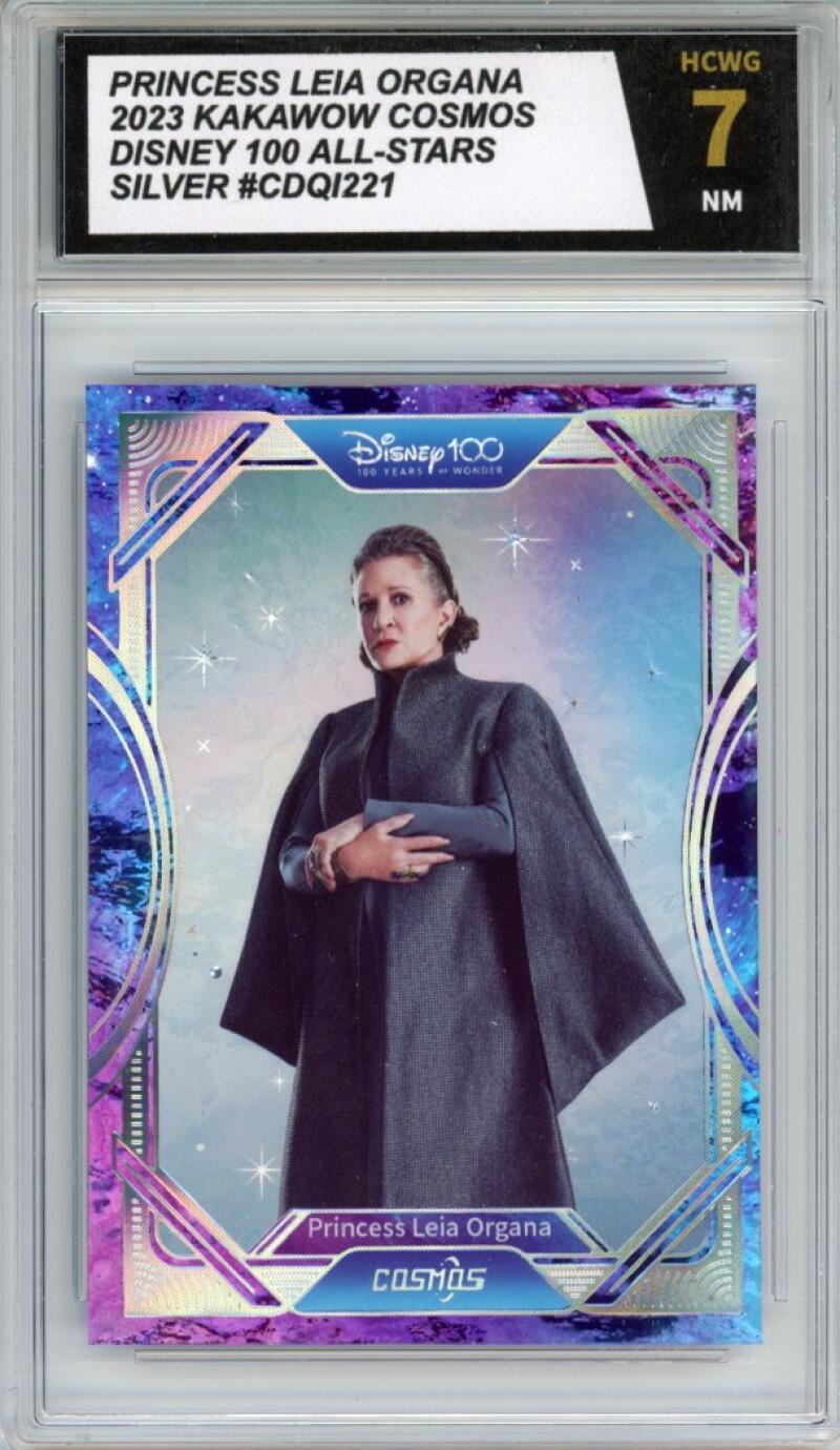 2023 Kakawow Cosmos Disney 100 All-Stars Silver #221 Princess Leia HCWG 7 Image 1