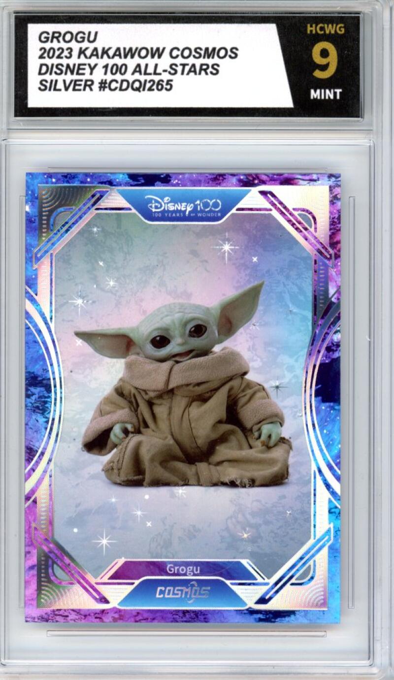 2023 Kakawow Cosmos Disney 100 All-Stars Silver #265 Grogu HCWG 9 Image 1