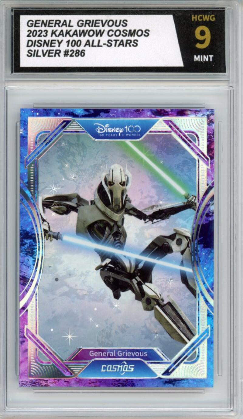 2023 Kakawow Cosmos Disney 100 All-Stars Silver #286 General Grievous HCWG 9 Image 1