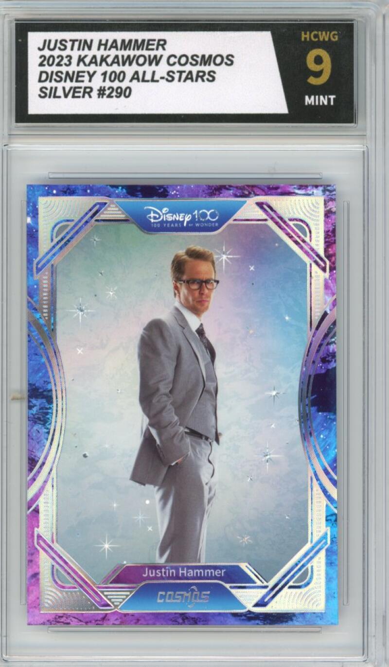 2023 Kakawow Cosmos Disney 100 All-Stars Silver #290 Justin Hammer HCWG 9 Image 1
