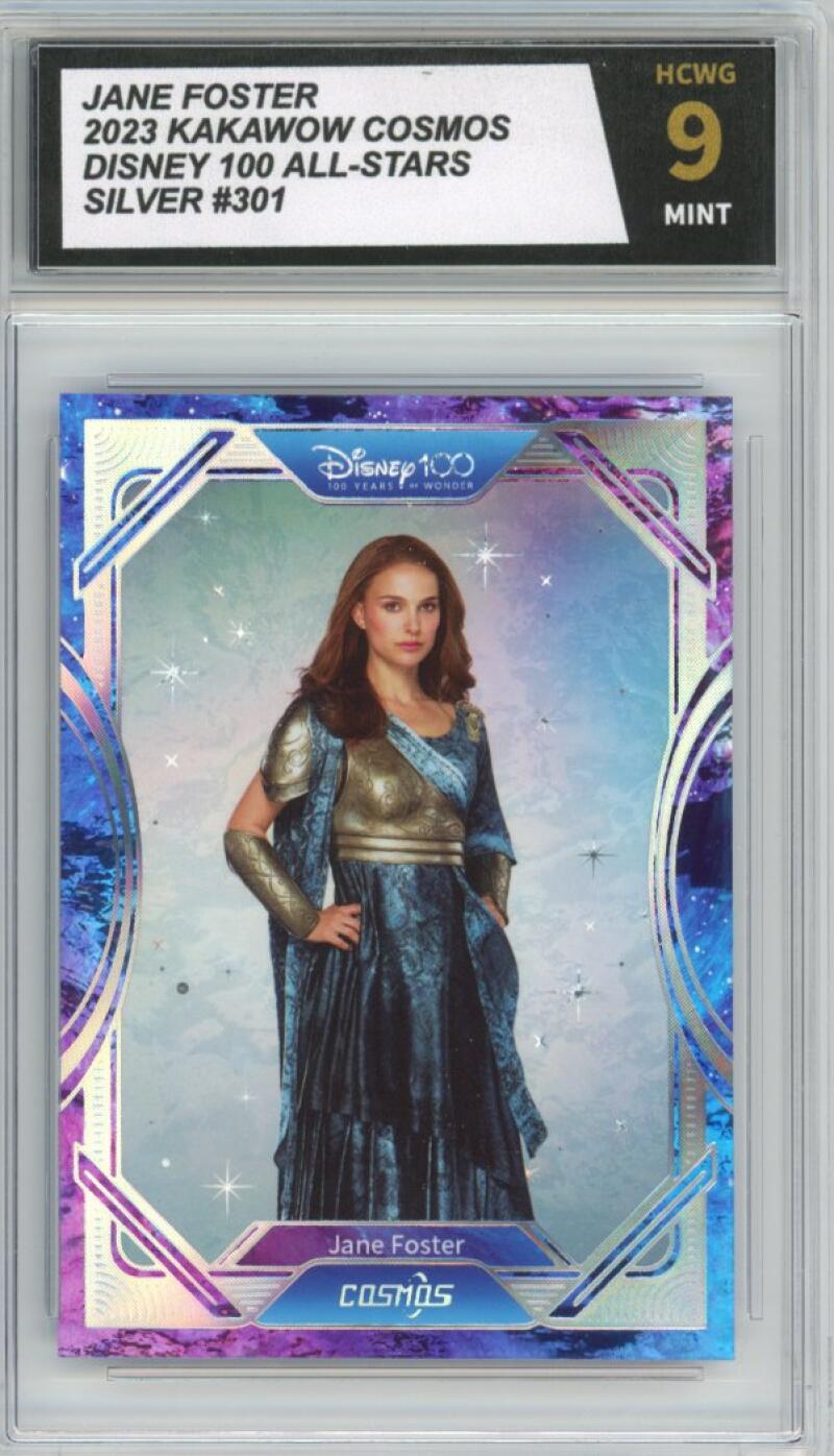 2023 Kakawow Cosmos Disney 100 All-Stars Silver #301 Jane Foster HCWG 9 Image 1