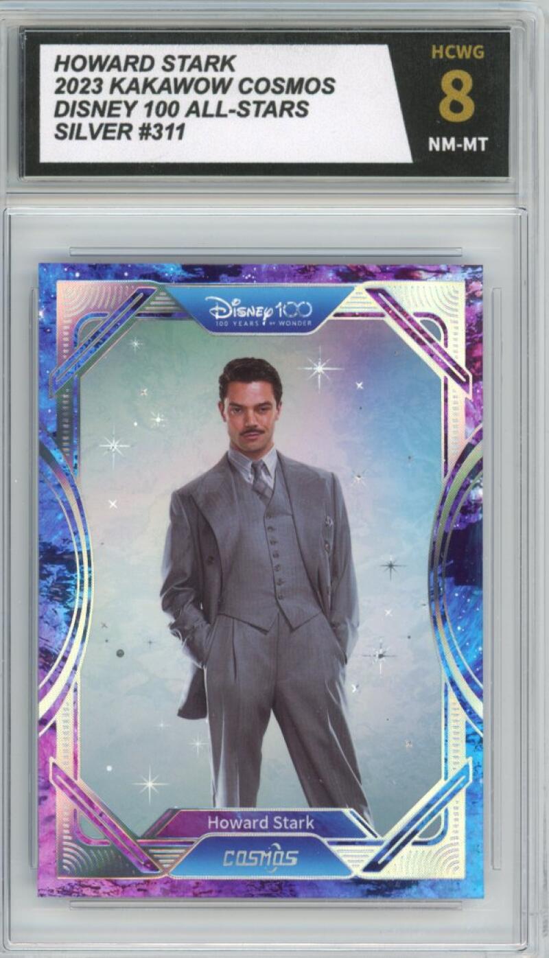2023 Kakawow Cosmos Disney 100 All-Stars Silver #311 Howard Stark HCWG 8 Image 1