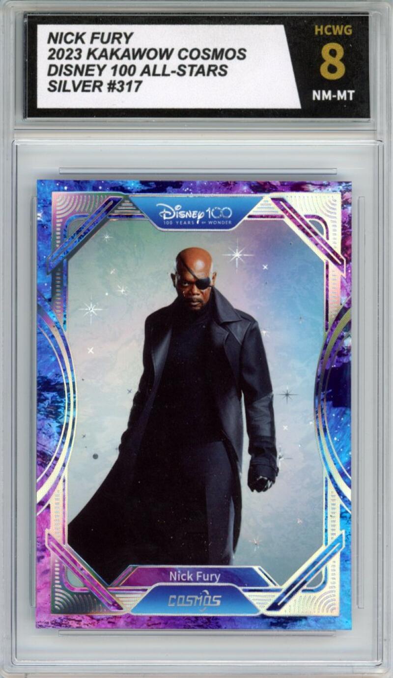 2023 Kakawow Cosmos Disney 100 All-Stars Silver #317 Nick Fury HCWG 8 Image 1