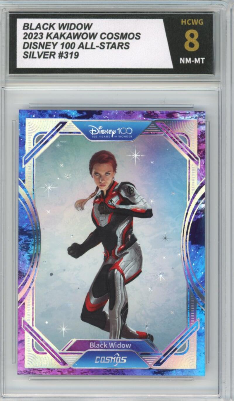 2023 Kakawow Cosmos Disney 100 All-Stars Silver #319 Black Widow HCWG 8 Image 1