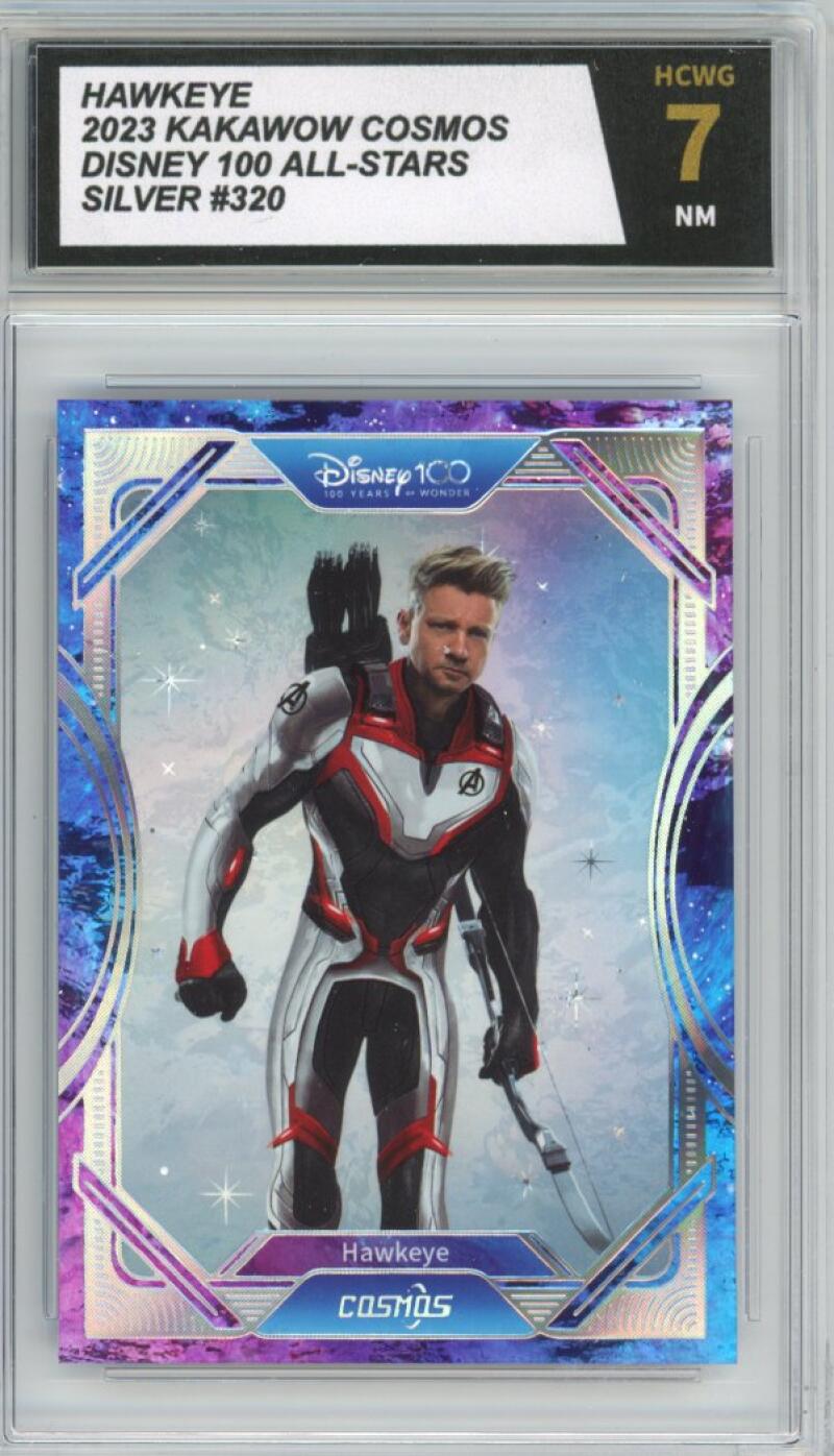 2023 Kakawow Cosmos Disney 100 All-Stars Silver #320 Hawkeye HCWG 7 Image 1