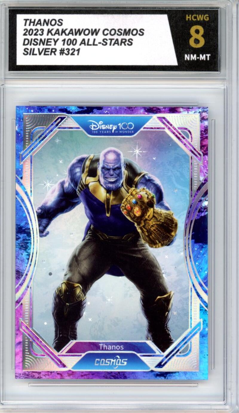 2023 Kakawow Cosmos Disney 100 All-Stars Silver #332 Thanos HCWG 8 Image 1