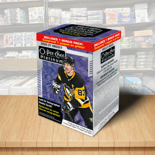 2020-21 Upper Deck O-Pee-Chee Platinum Hockey Sealed Blaster - 5 Packs Per Box Image 1