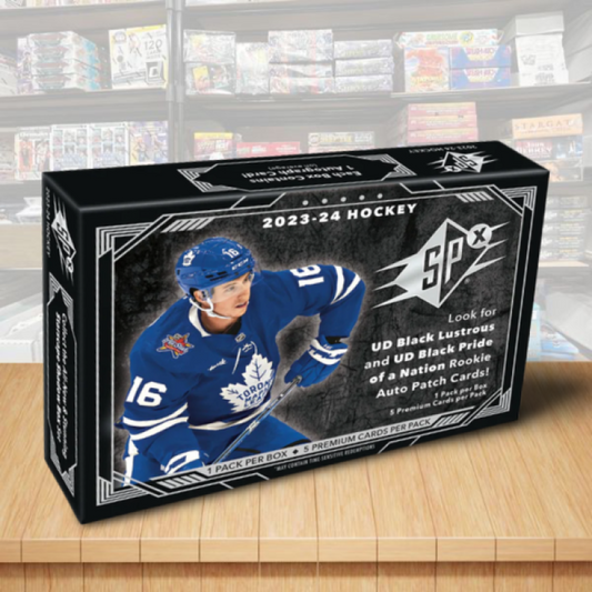 2023-24 Upper Deck SPX Hockey Hobby Box - Look for Bedard Rookies! Image 1