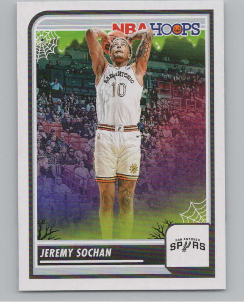 2023-24 Panini Haunted Hoops #34 Jeremy Sochan V98413 Image 1