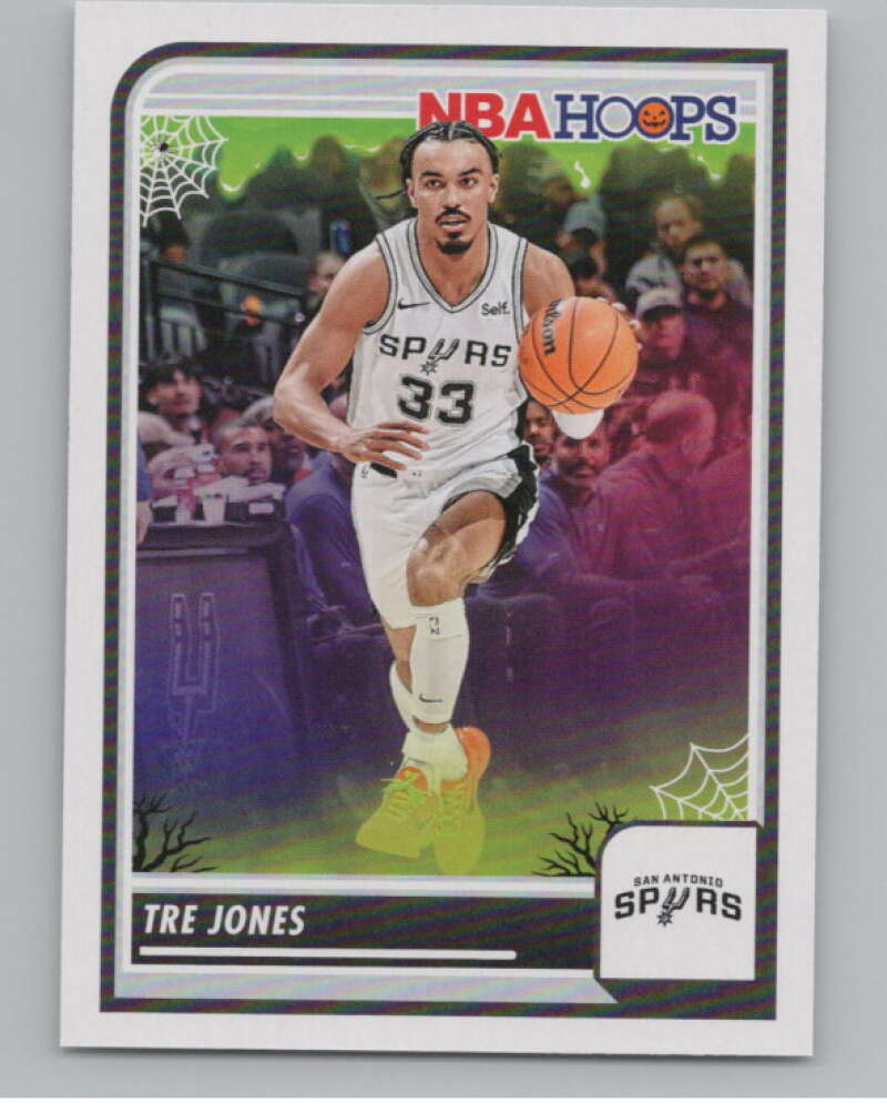 2023-24 Panini Haunted Hoops #165 Tre Jones V98500 Image 1