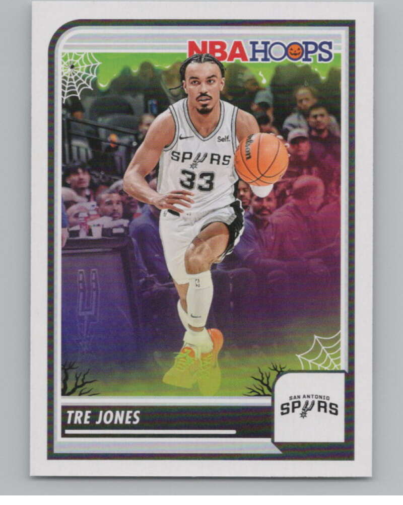 2023-24 Panini Haunted Hoops #165 Tre Jones V98501 Image 1