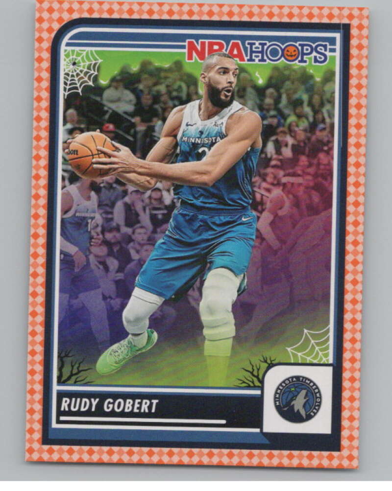 2023-24 Panini Haunted Hoops Orange #52 Rudy Gobert V98585 Image 1