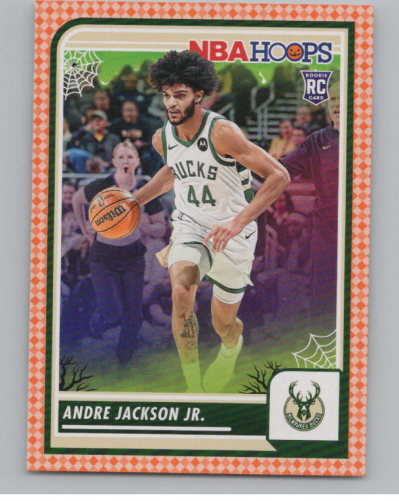 2023-24 Panini Haunted Hoops Orange #67 Andre Jackson Jr. V98586 Image 1