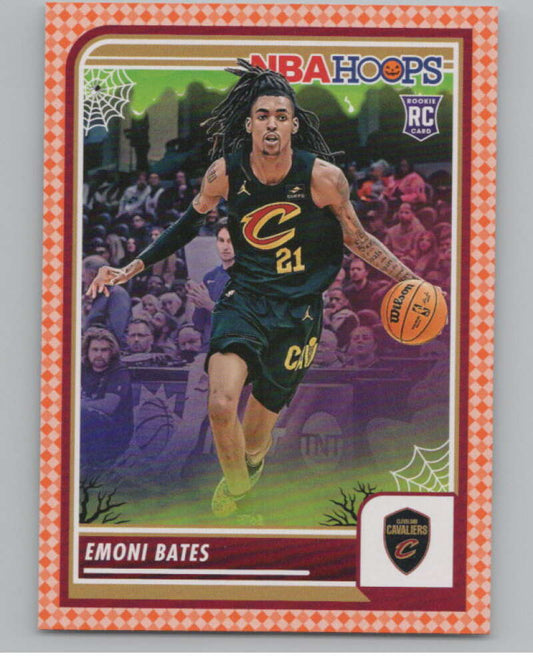 2023-24 Panini Haunted Hoops Orange #74 Emoni Bates V98590 Image 1