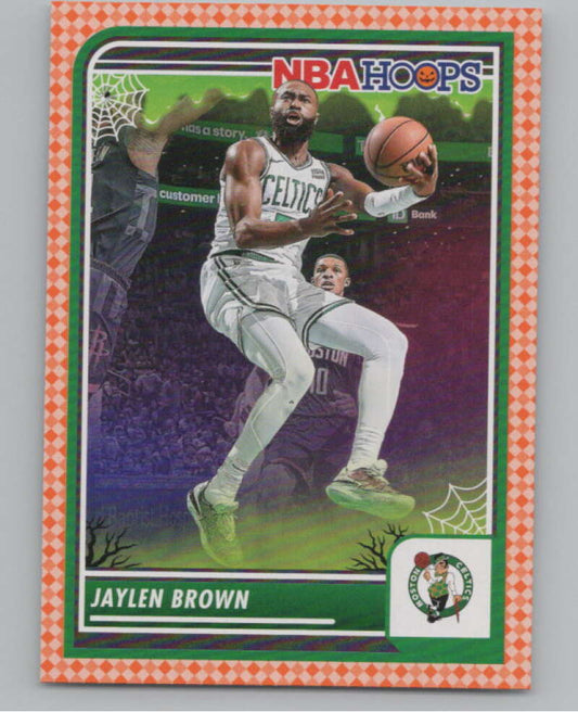 2023-24 Panini Haunted Hoops Orange #81 Jaylen Brown V98592 Image 1