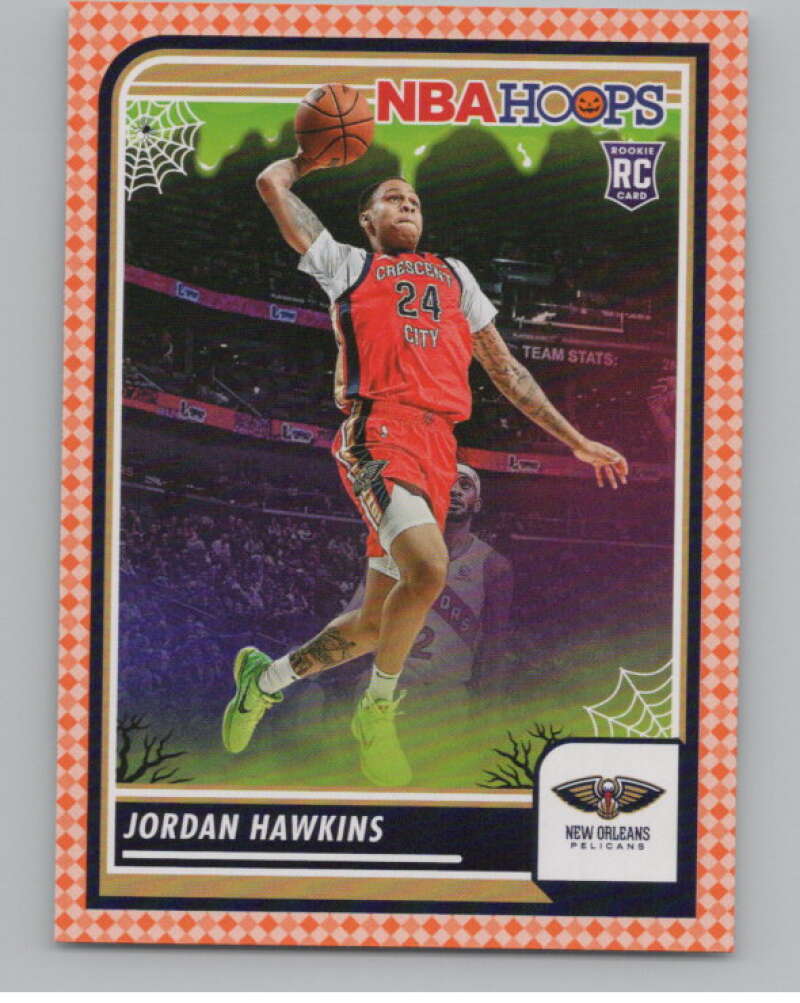 2023-24 Panini Haunted Hoops Orange #125 Jordan Hawkins V98603 Image 1