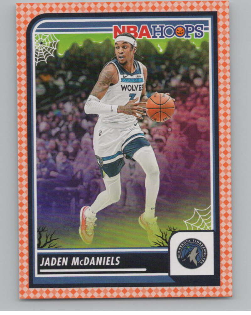 2023-24 Panini Haunted Hoops Orange #128 Jalen McDaniels V98605 Image 1