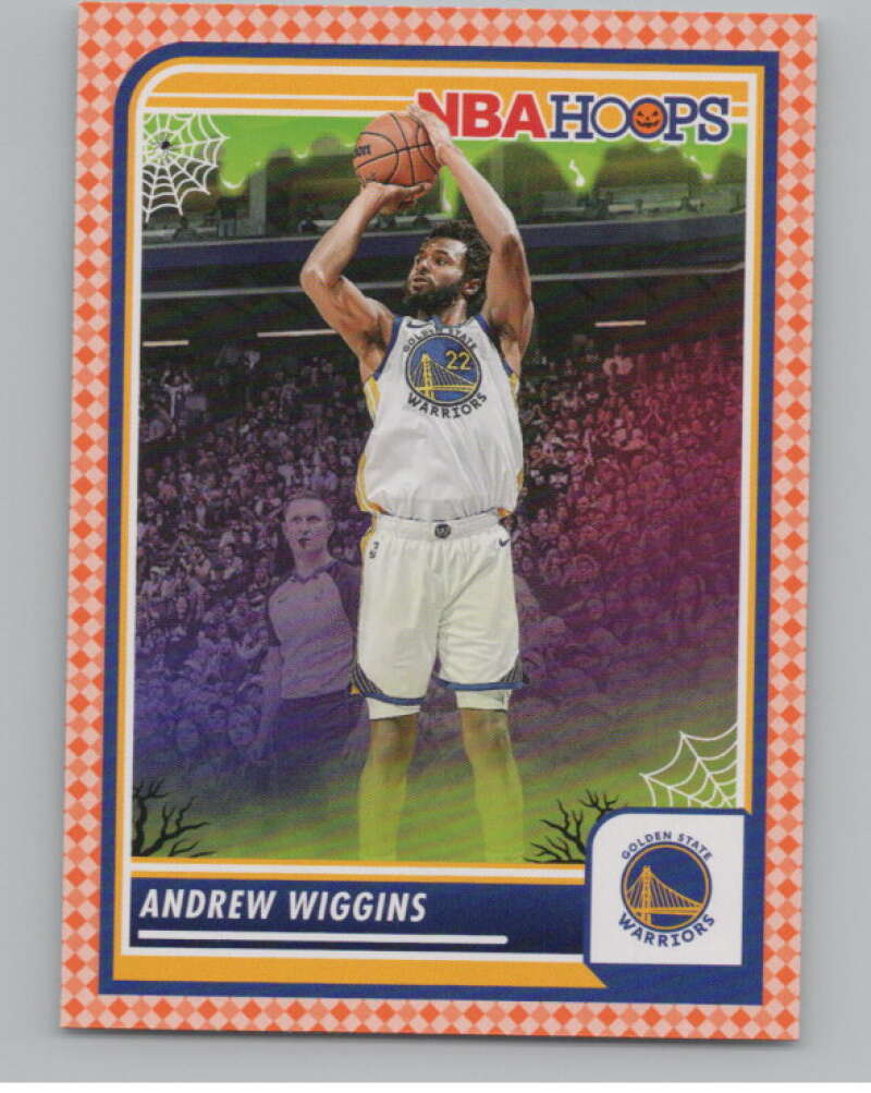 2023-24 Panini Haunted Hoops Orange #140 Andrew Wiggins V98610 Image 1