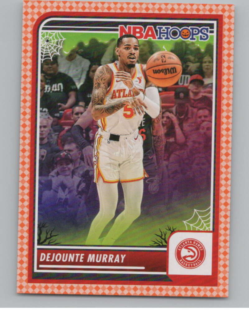 2023-24 Panini Haunted Hoops Orange #163 Dejounte Murray V98613 Image 1