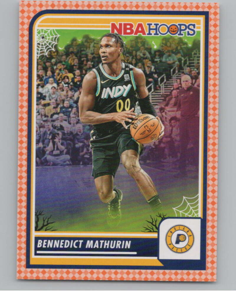 2023-24 Panini Haunted Hoops Orange #254 Bennedict Mathurin V98624 Image 1