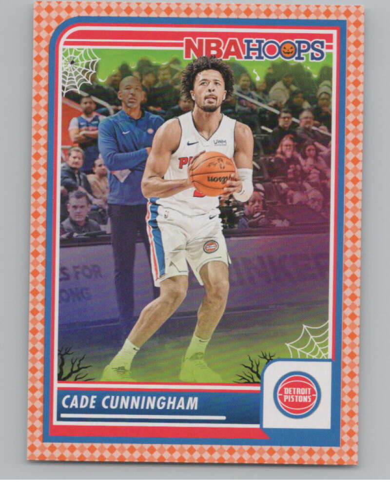 2023-24 Panini Haunted Hoops Orange #258 Cade Cunningham V98625 Image 1