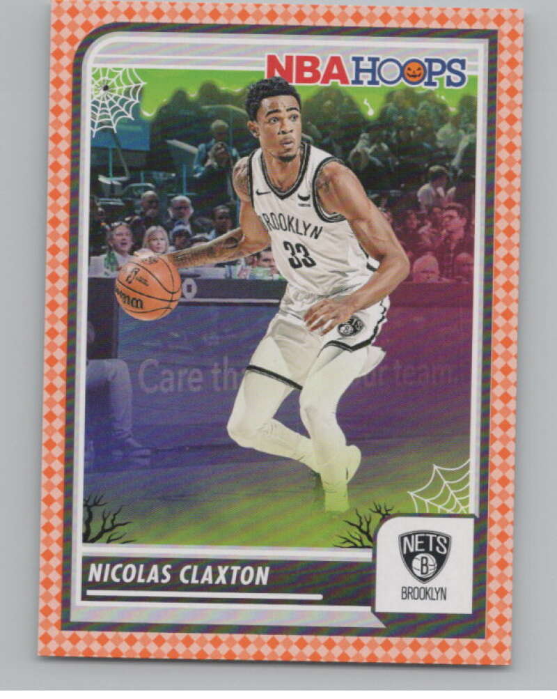 2023-24 Panini Haunted Hoops Orange #259 Nicolas Claxton V98626 Image 1