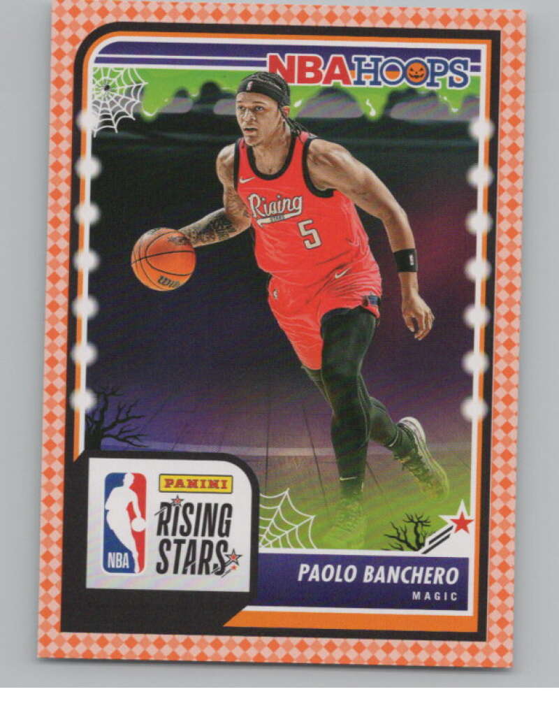 2023-24 Panini Haunted Hoops Orange #295 Paolo Banchero RS V98629 Image 1