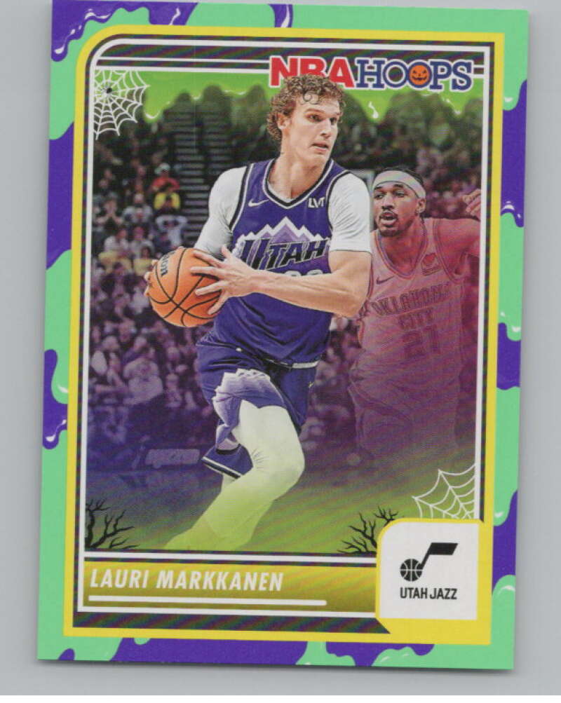 2023-24 Hoops Haunted Hoops Slime #14 Lauri Markkanen V98633 Image 1