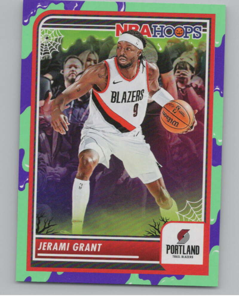 2023-24 Hoops Haunted Hoops Slime #22 Jerami Grant V98635 Image 1