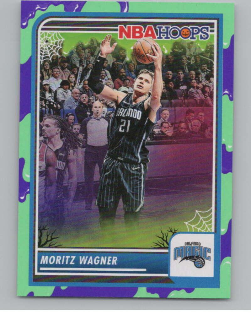2023-24 Hoops Haunted Hoops Slime #63 Moritz Wagner V98640 Image 1