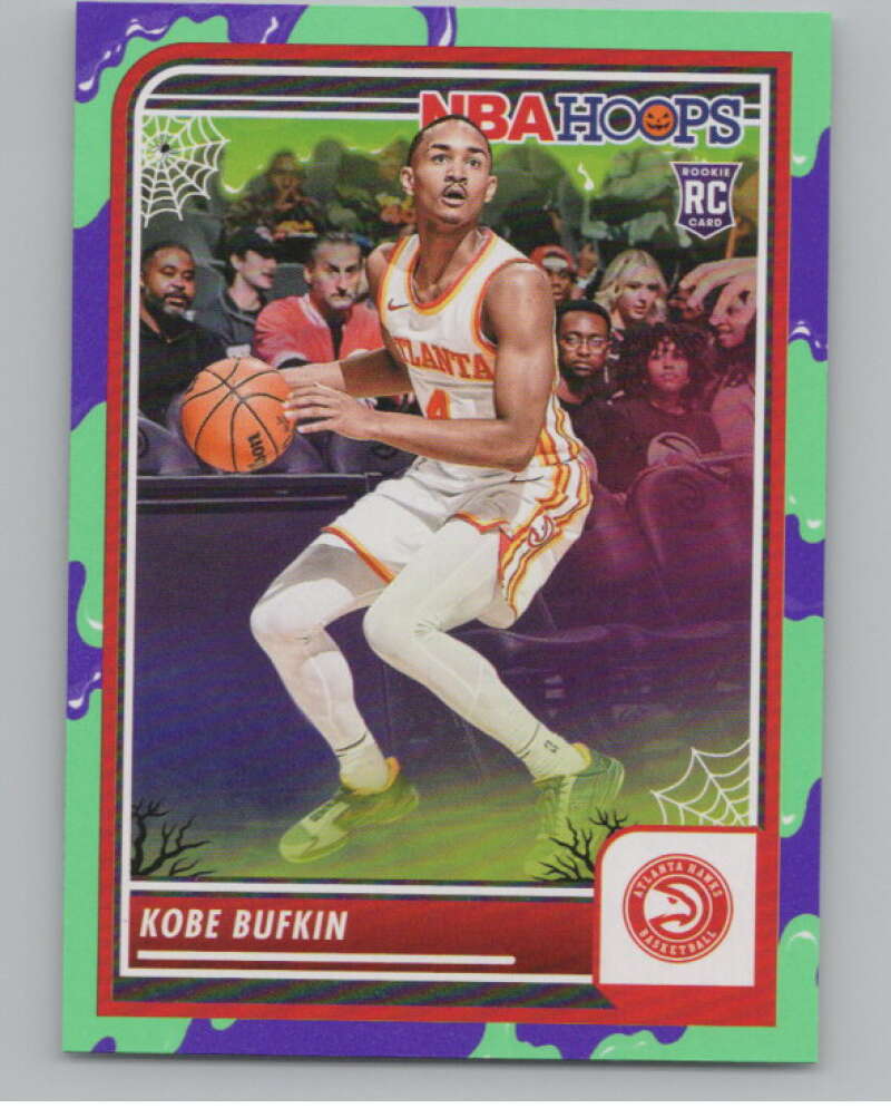 2023-24 Hoops Haunted Hoops Slime #148 Kobe Bufkin V98646 Image 1