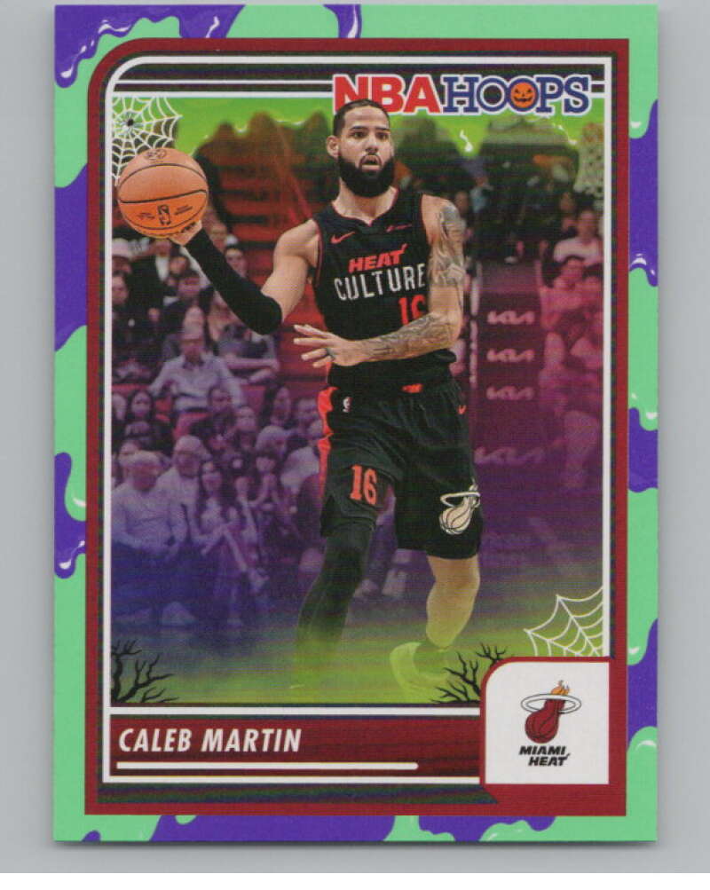 2023-24 Hoops Haunted Hoops Slime #187 Caleb Martin V98650 Image 1