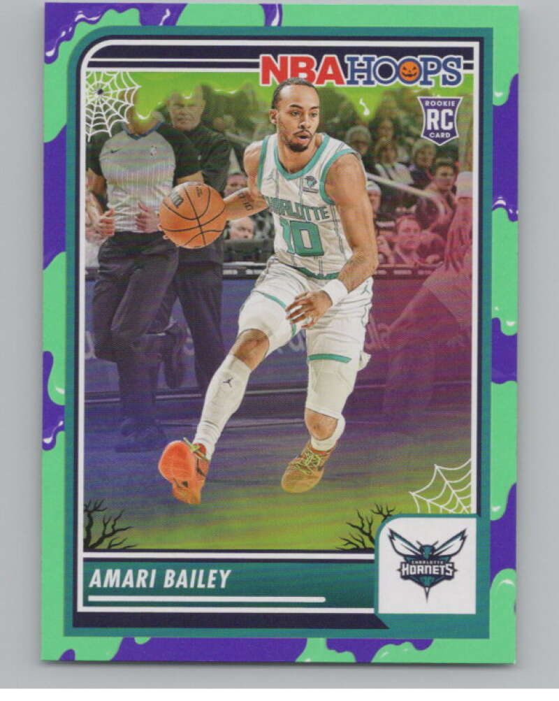 2023-24 Hoops Haunted Hoops Slime #236 Amari Bailey V98653 Image 1