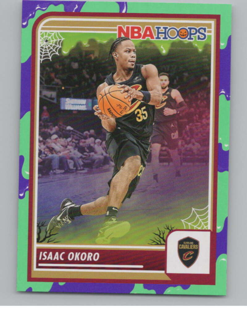 2023-24 Hoops Haunted Hoops Slime #276 Isaac Okoro V98657 Image 1