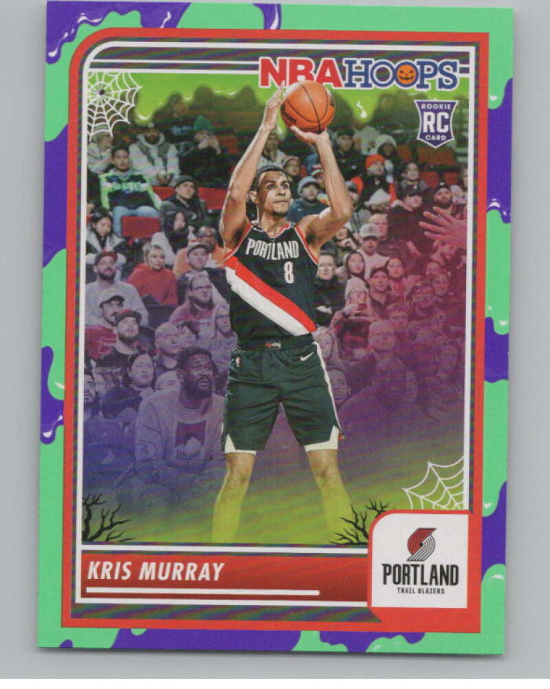 2023-24 Hoops Haunted Hoops Slime #279 Kris Murray V98659 Image 1
