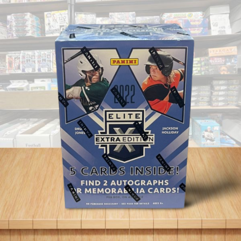 2022 Panini Elite Extra Edition Baseball Factory Sealed Box - 2 Autos or Mem. Image 1