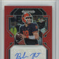 2022 Prizm Draft Picks Autograph Red #184 Brandon Peters 66/199 HCWG 8 Image 1