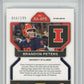 2022 Prizm Draft Picks Autograph Red #184 Brandon Peters 66/199 HCWG 8 Image 2