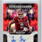 2022 Panini Prizm Draft Picks Sensational Signatures Red Ice Ty Fryfogle HCWG 9 Image 1