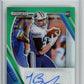 2021 Panini Prizm Draft Picks Autographs Prizm Green Matt Bushman Rookie HCWG 9 Image 1