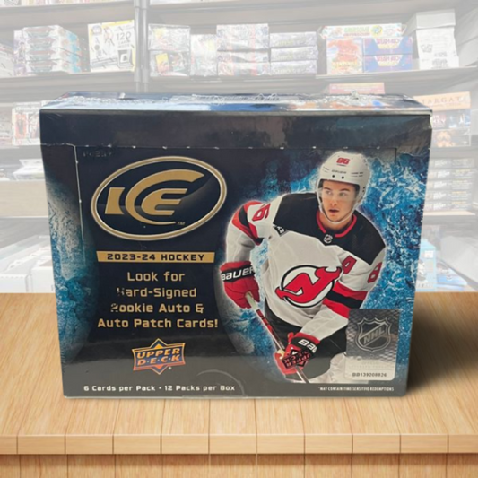 2023-24 Upper Deck Ice Hockey Hobby Box - Look for Bedard Rookies! Image 1