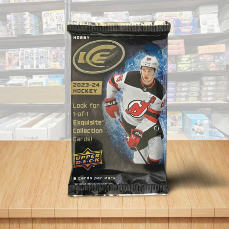 2023-24 Upper Deck Ice Hockey Hobby PACK - Look for Bedard Rookies! Image 1